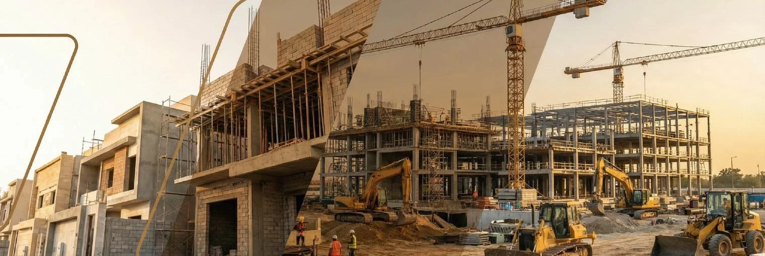 أعمال إنشائية من بروفايل مؤسسة أجداد المجد